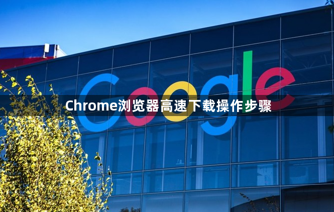 Chrome浏览器高速下载操作步骤1