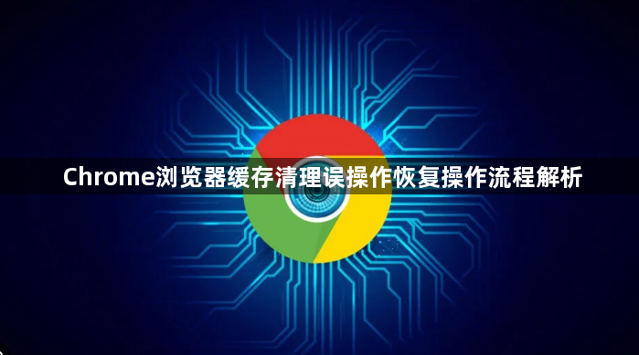 Chrome浏览器缓存清理误操作恢复操作流程解析1