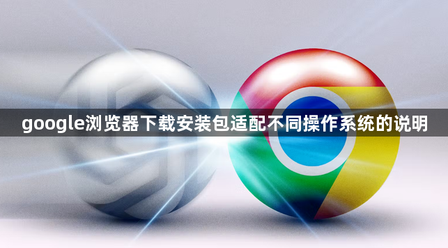 google浏览器下载安装包适配不同操作系统的说明1