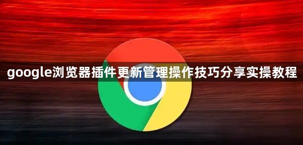 google浏览器插件更新管理操作技巧分享实操教程1