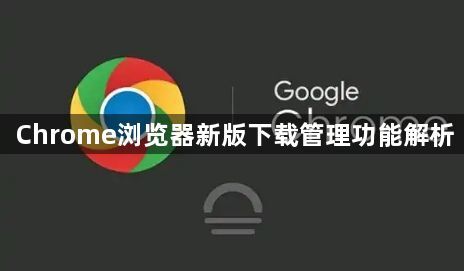 Chrome浏览器新版下载管理功能解析1
