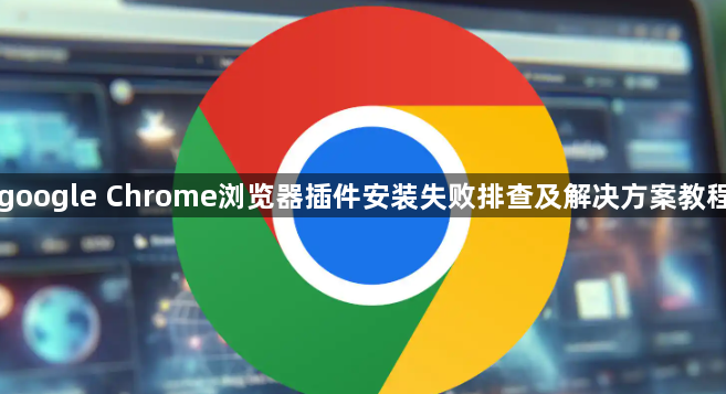 google Chrome浏览器插件安装失败排查及解决方案教程1