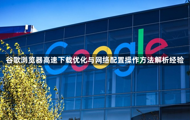 谷歌浏览器高速下载优化与网络配置操作方法解析经验1