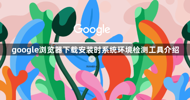 google浏览器下载安装时系统环境检测工具介绍1