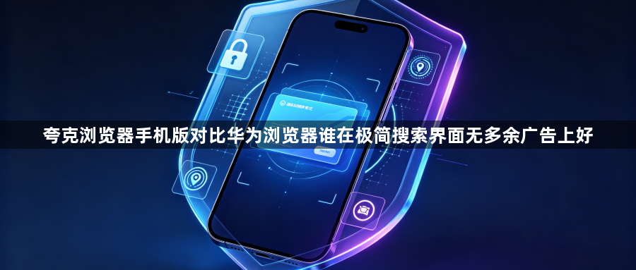 夸克浏览器手机版对比华为浏览器谁在极简搜索界面无多余广告上好1
