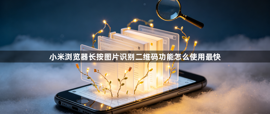 小米浏览器长按图片识别二维码功能怎么使用最快1