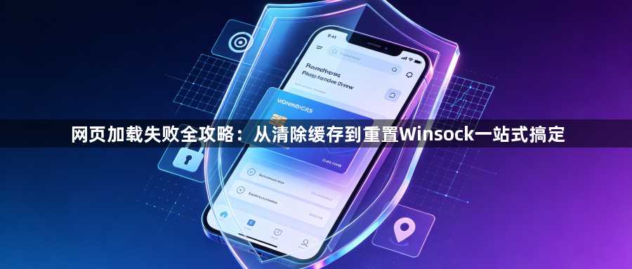 网页加载失败全攻略：从清除缓存到重置Winsock一站式搞定1