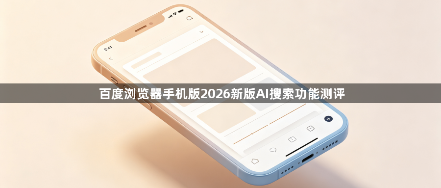 百度浏览器手机版2026新版AI搜索功能测评1
