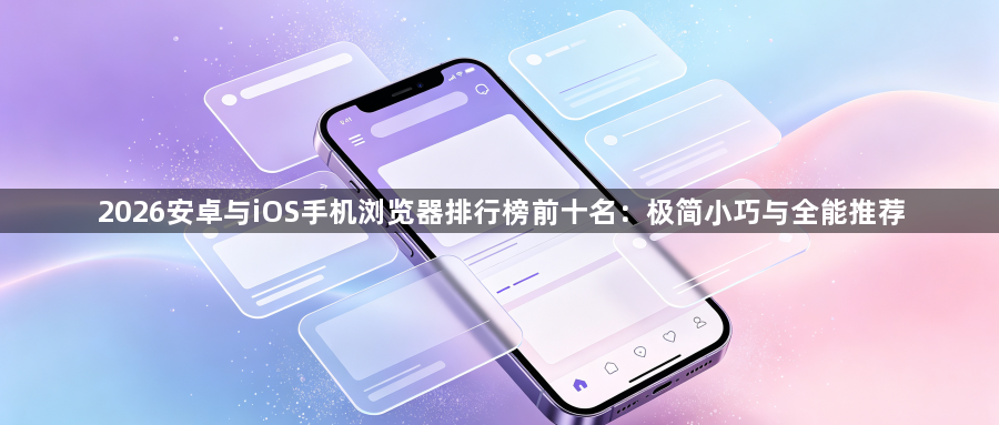 2026安卓与iOS手机浏览器排行榜前十名:极简小巧与全能推荐1