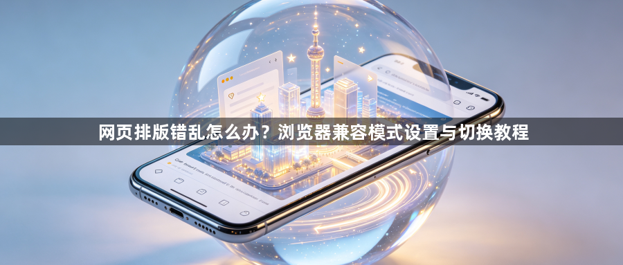 网页排版错乱怎么办？浏览器兼容模式设置与切换教程1