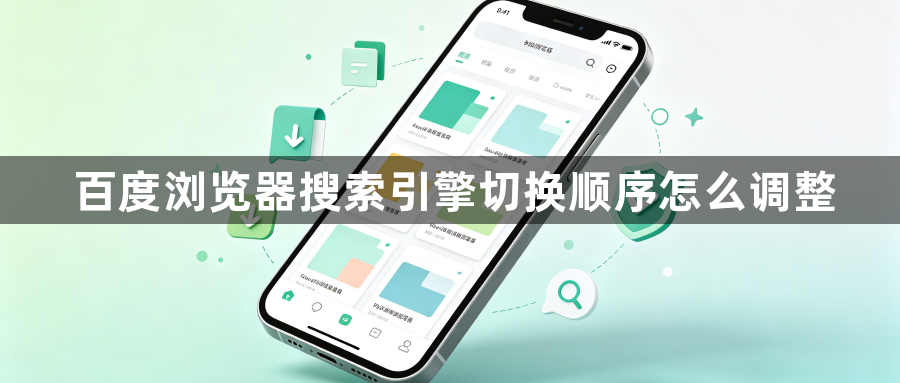 百度浏览器搜索引擎切换顺序怎么调整1