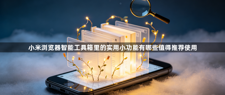 小米浏览器智能工具箱里的实用小功能有哪些值得推荐使用1