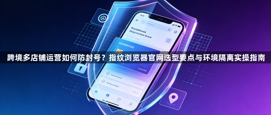 跨境多店铺运营如何防封号?指纹浏览器官网选型要点与环境隔离实操指南1