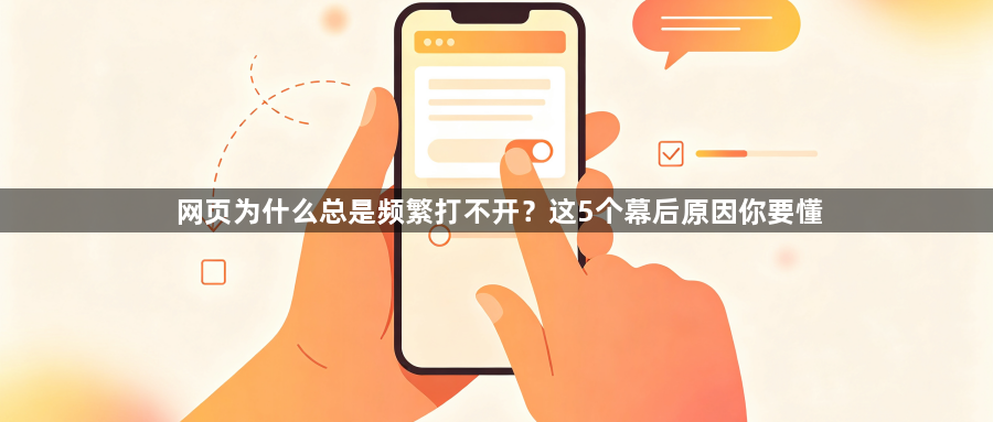 网页为什么总是频繁打不开?这5个幕后原因你要懂1