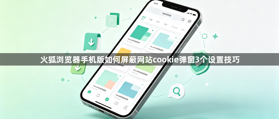 火狐浏览器手机版如何屏蔽网站cookie弹窗3个设置技巧1