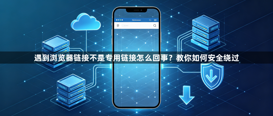 遇到浏览器链接不是专用链接怎么回事？教你如何安全绕过1