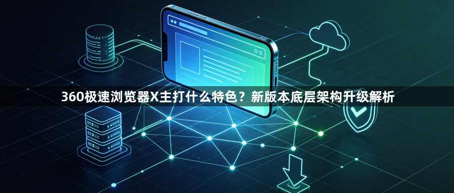 360极速浏览器X主打什么特色?新版本底层架构升级解析1