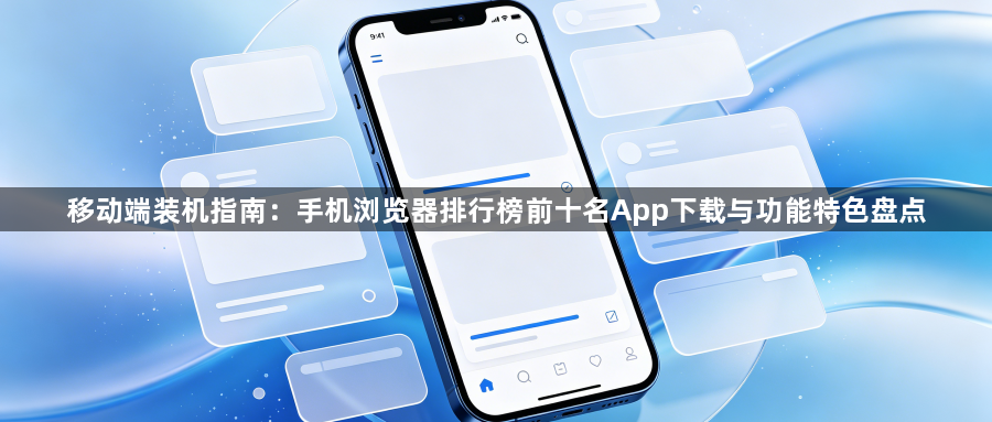 移动端装机指南：手机浏览器排行榜前十名App下载与功能特色盘点1