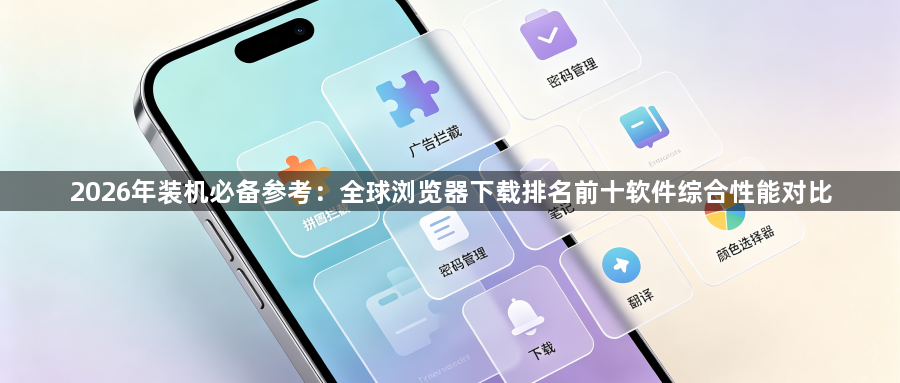 2026年装机必备参考：全球浏览器下载排名前十软件综合性能对比1