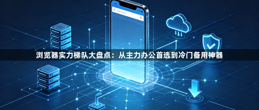 浏览器实力梯队大盘点：从主力办公首选到冷门备用神器1