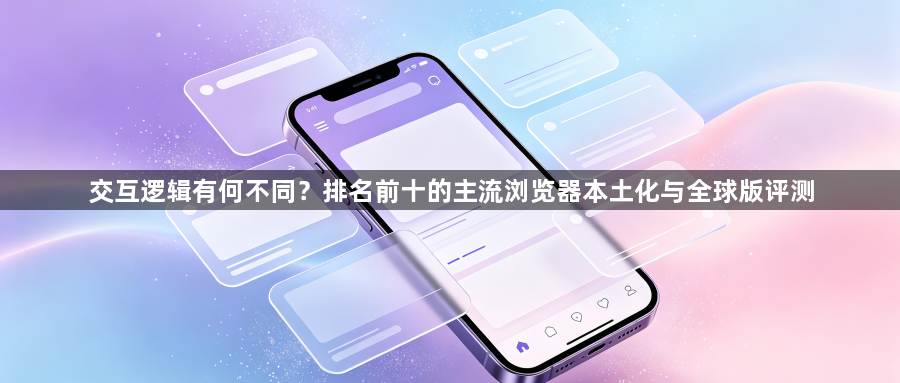 交互逻辑有何不同？排名前十的主流浏览器本土化与全球版评测1