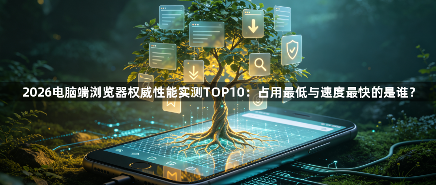 2026电脑端浏览器权威性能实测TOP10：占用最低与速度最快的是谁？1
